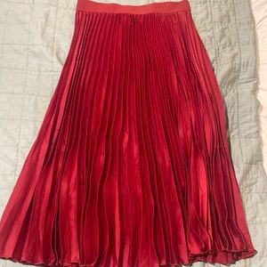 H&m accordion pleated skirt